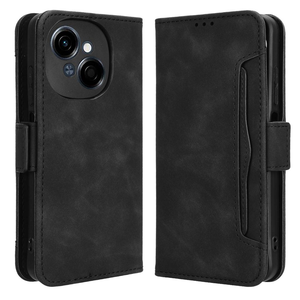 For TECNO Spark Go 2025/Spark Go 1/Pop 9 4G Leather Case Phone Wallet Cover with Multiple Card Slots