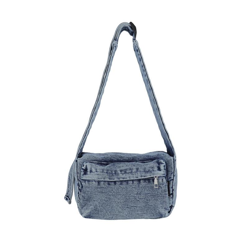 Large Capacity Shoulder Bag Women's Denim Crossbody Bag