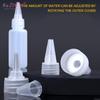 10-1000ML Empty Plastic Squeeze Dropper Bottle With Screw Cap Semi-transparent Eyes Liquid Ink Oil Paint Pigment Container