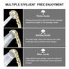 360 Degrees Rotating Handheld Shower Head Adjustable Water Saving Shower Head 3 Spray Setting with ON/OFF Pause SwitchGood product