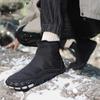 Women's Plush Snow Boots Men's High-top Cotton Shoes Warm Short Boots Non-slip Winter Hiking Shoes