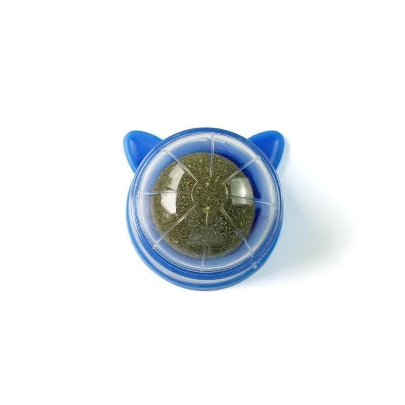 1 Pcs Natural Catnip Cat Wall Stick-on Ball Treats Healthy Natural Removes Hair Balls To Promote Digestion Pet Cat Grass Snacks
