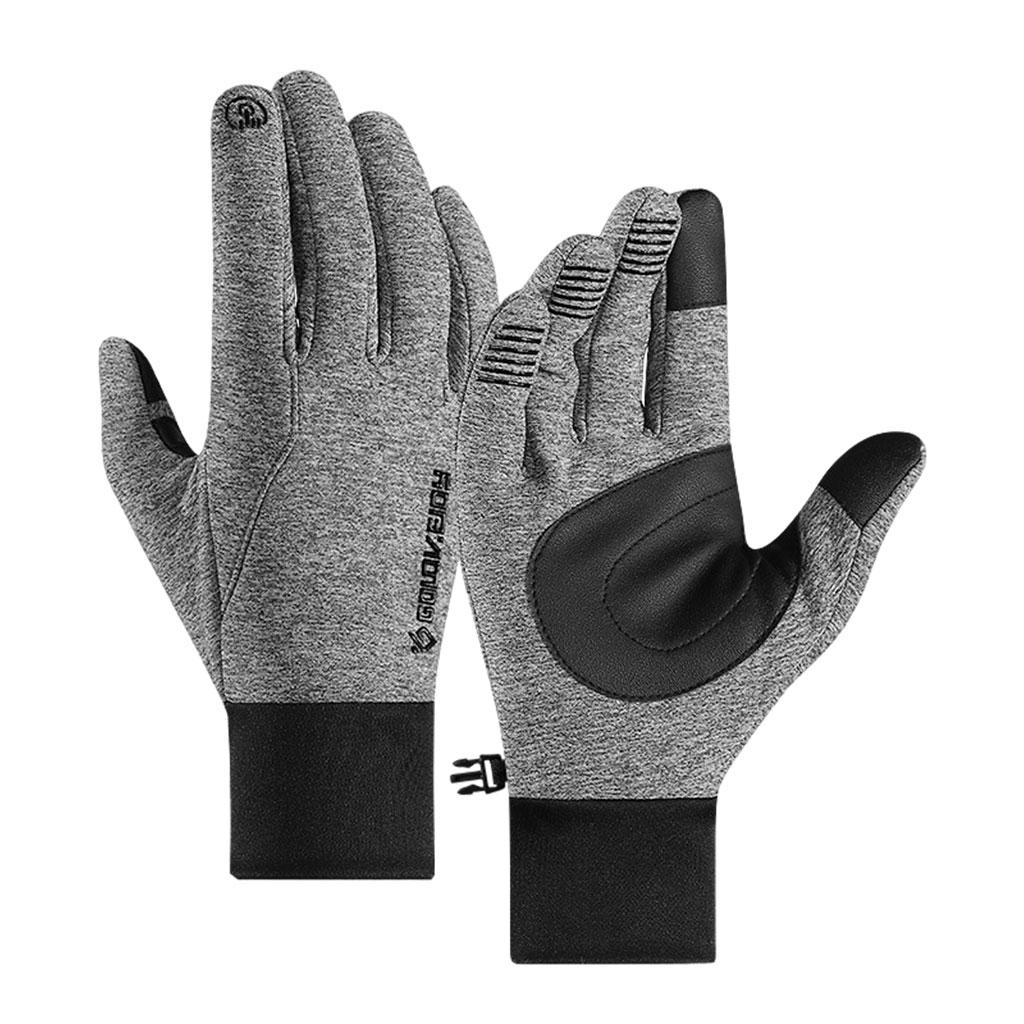 Men Women Winter Gloves Motorcycle Touch Cold Glove Waterproof Windproof Thickened Gloves Outdoor Sports Warm Running Ski Gloves