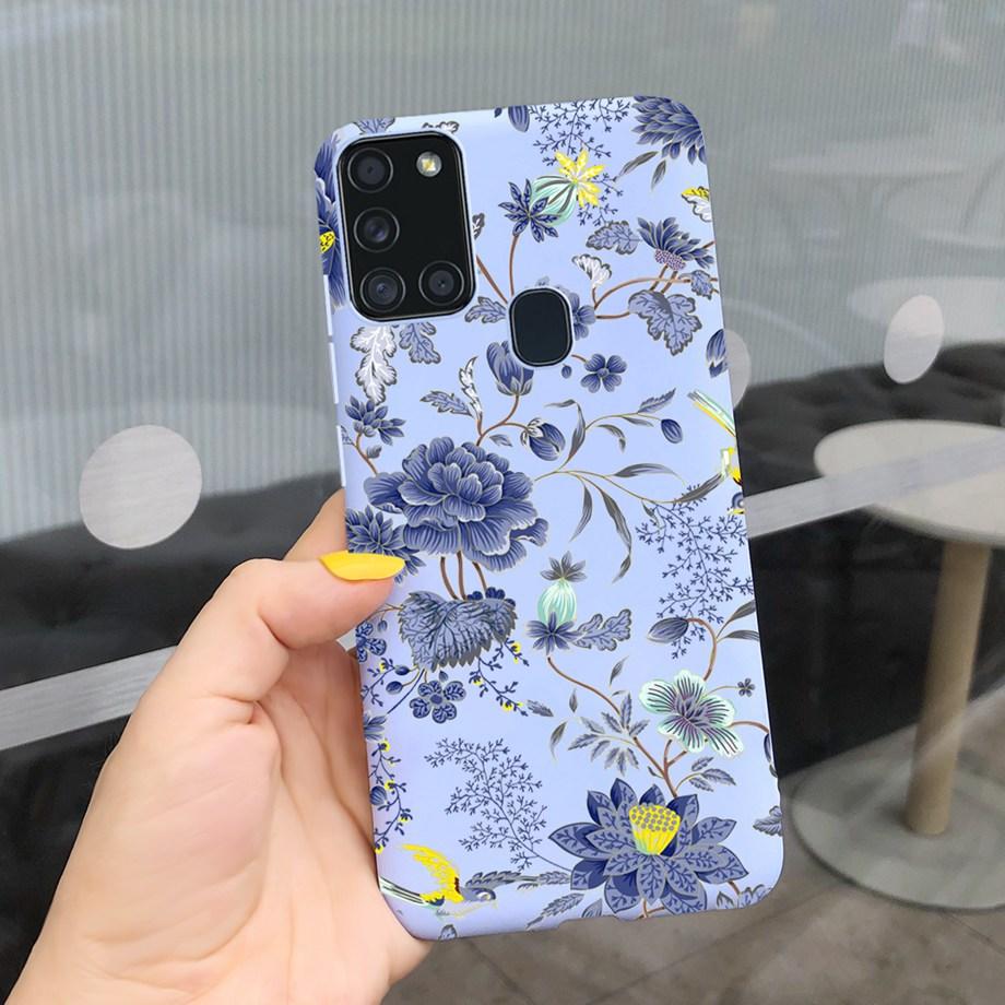 Sunflowers Daisy Shap-on Case For Samsung A21s Case Samsung Galaxy A21S A 21S A21 S A217F Cover Dustproof Silicone Bumper Coque