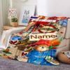 Customiz Name Personality Paddington Bear Blanket Soft &Warm Sofa Office Bed Travel Lunch Break Blanket, Gift Suitable All Seasons