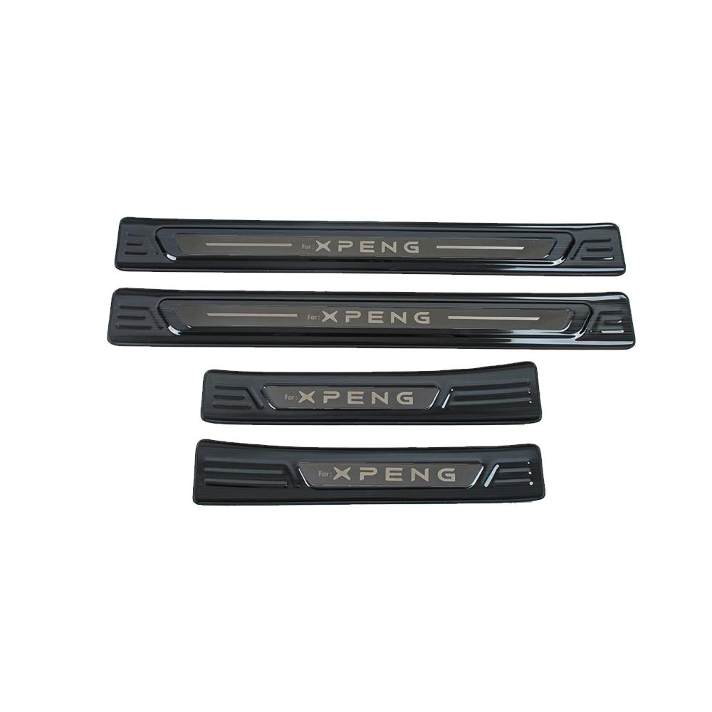 Für Xpeng P7 2025 Auto Türschweller Kratzschutzleiste Schutz Zubehör Edelstahl Kratzfest Schutz Verkleidung Styling Aufkleber 4 STK