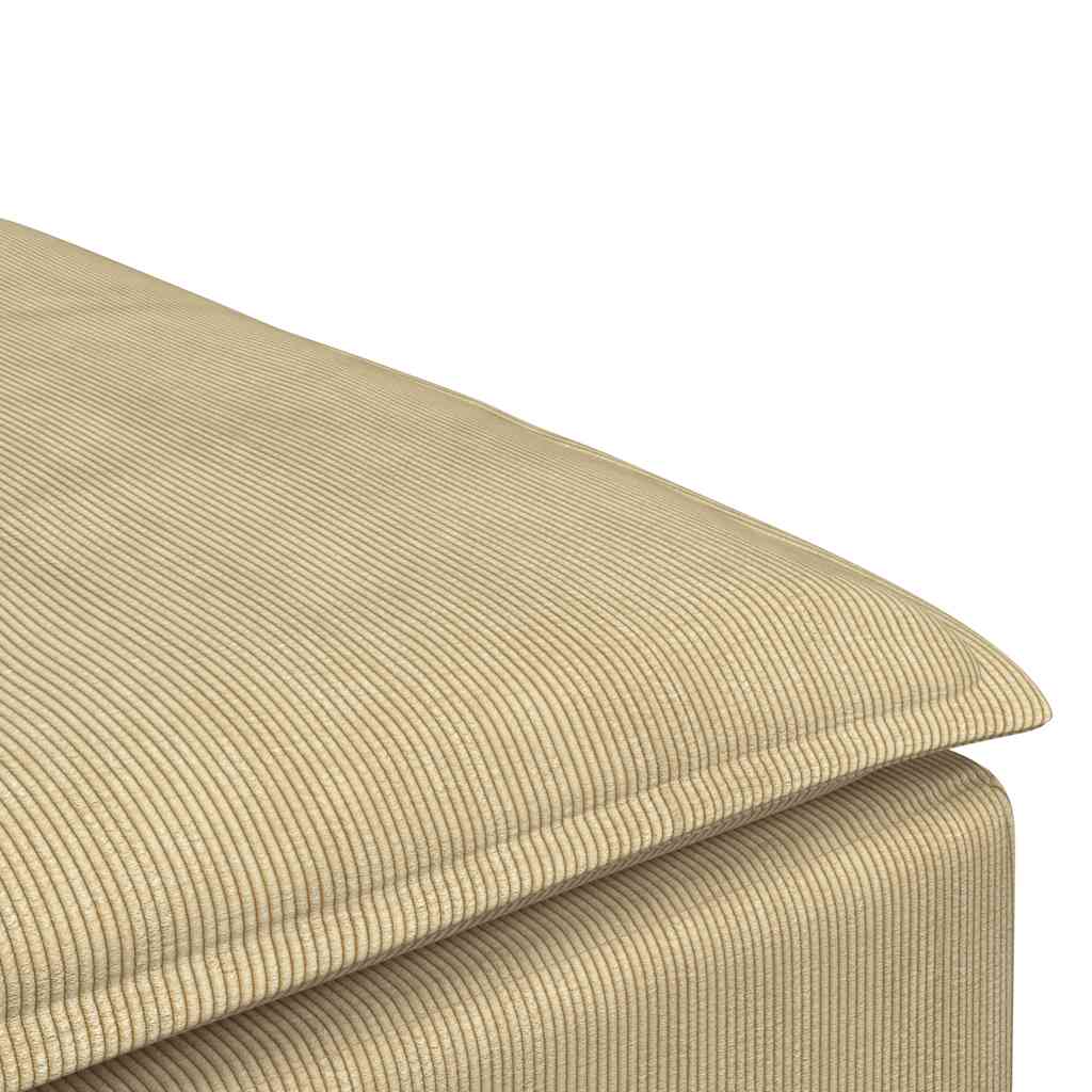 Modular Sofa Footstool Module Grey Green 100x100x48 Cm