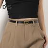 Imitation Leather Women Belt Adjustable Length Retro Style Waist Belt Decorative Jeans Belt Casual Office Parties Wear