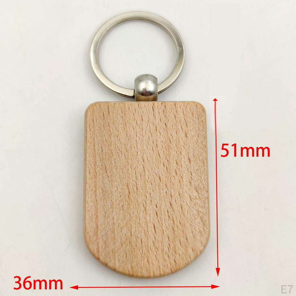 10Pcs Chain Key Rings Handmade Keyring Keychain for Jewelry Making