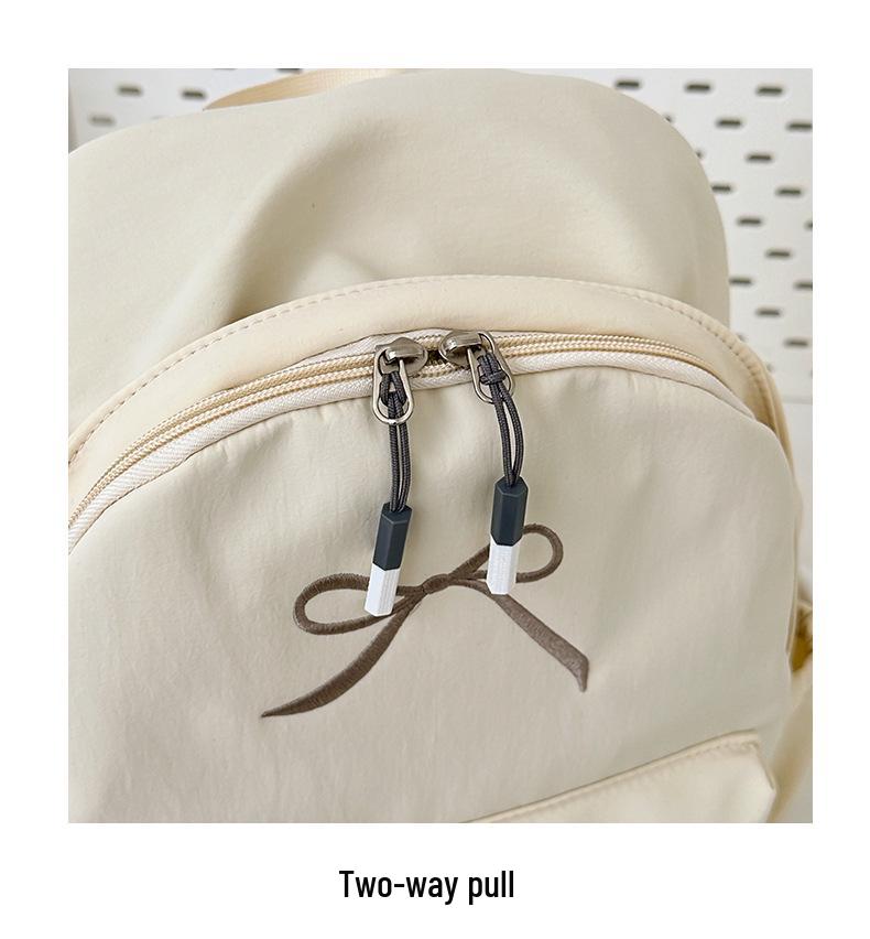 Japanese Korean-Style Cute School Backpack for Girls - Double Shoulder, Large Capacity, Perfect for Middle and High School Students