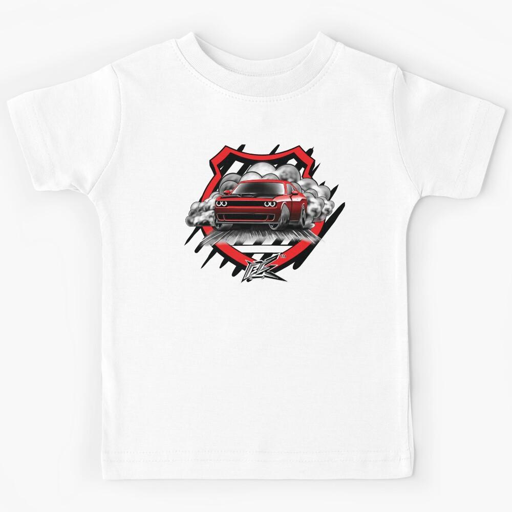 american muscle car red Kids T-Shirt 160