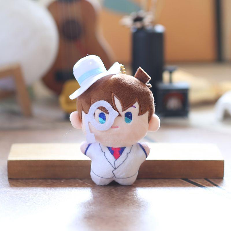 

Conan Detective Kaitou Kid Stuffed Doll Keychain Plush Accessory Backpack белый
