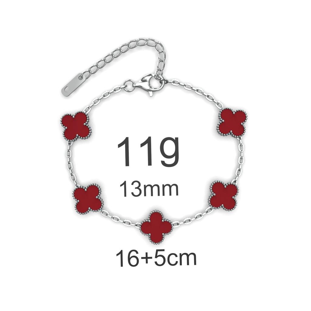 Fashion Four-leaf Clover Titanium Steel Bracelet Small Fresh Petals Personalized Colorless Ladies Bracelet