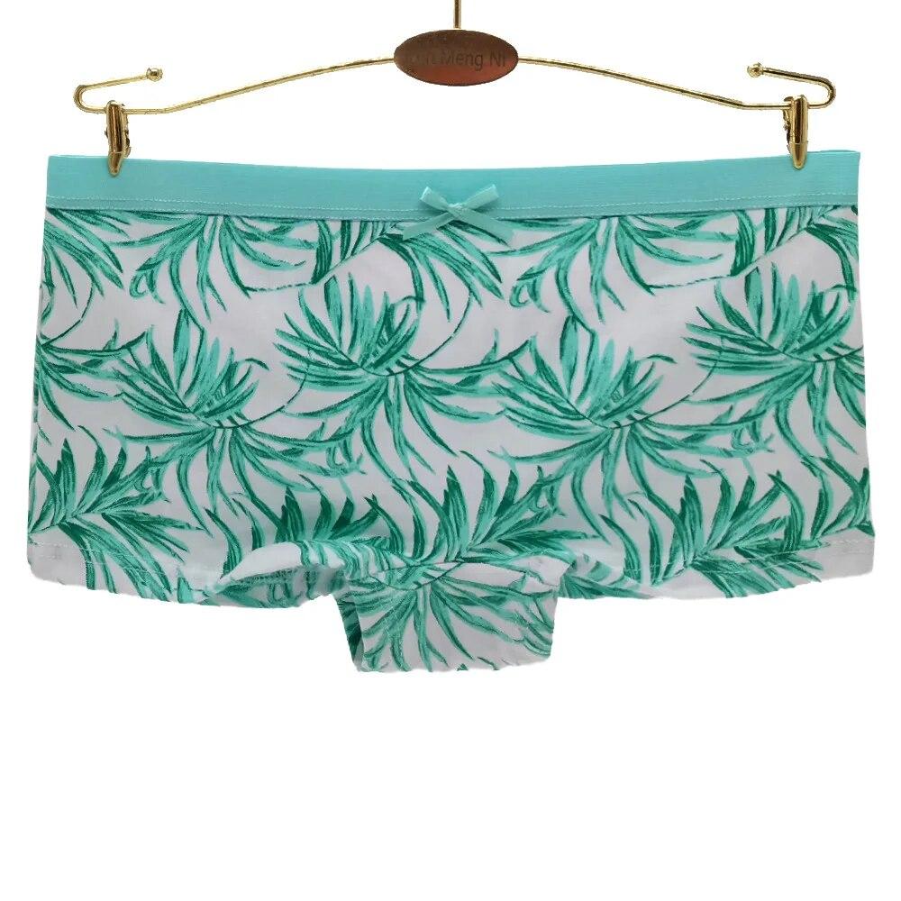 Damenunterwäsche, Baumwolle, niedrige Taille, Boyshorts, Boxershorts, Damenhöschen, Schlüpfer, Dessous, Damen, 6 Stück/Lot