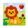 Holz Kinder 3-6 Jahre alt Cartoon dreidimensionales Puzzle Früherziehung Tier Lebensmittelpaarung Früherziehung Lernspielzeug