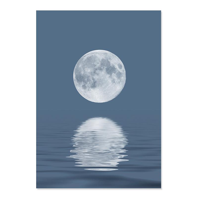 

Мечеть мусульманский плакат исламский синий Ташкент настенное искусство холст морская луна живопись скандинавская гостиная украшение интерьера PrintPicture 21X30cm No Frame