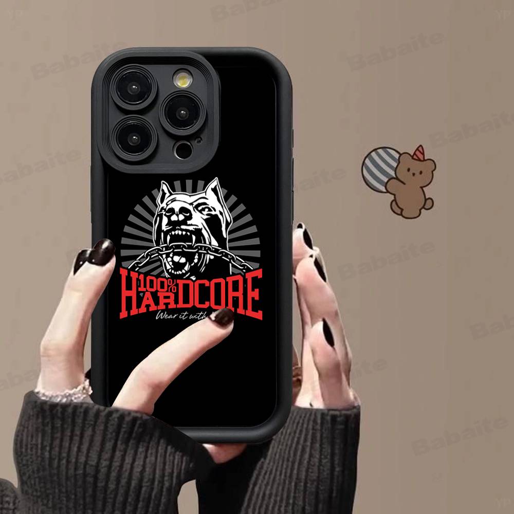 

Gabber 100 Hardcore Dog Phone Case For IPhone 17 16 15 14 13 12 11 Pro Max Plus Silicone Shockproof Case iPhone 15