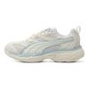 Puma Tissu Mesh Morphique Cuir Synthétique Chaussures Couple Absorption des Chocs Résistant à l'Usure Respirant Tige Basse Chaussures Décontractées Baskets Unisexe Blanc 392983-04