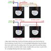 High Quality 1 Gang 2 Way Smart Switch Tuya Wifi Wall Light Switch Zigbee  Works With Google Alexa