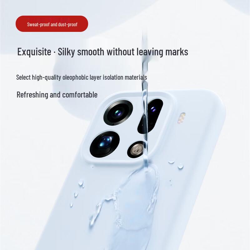 Prémiový tekutý silikonový obal na telefon pro OPPO Find X9/X9 Pro