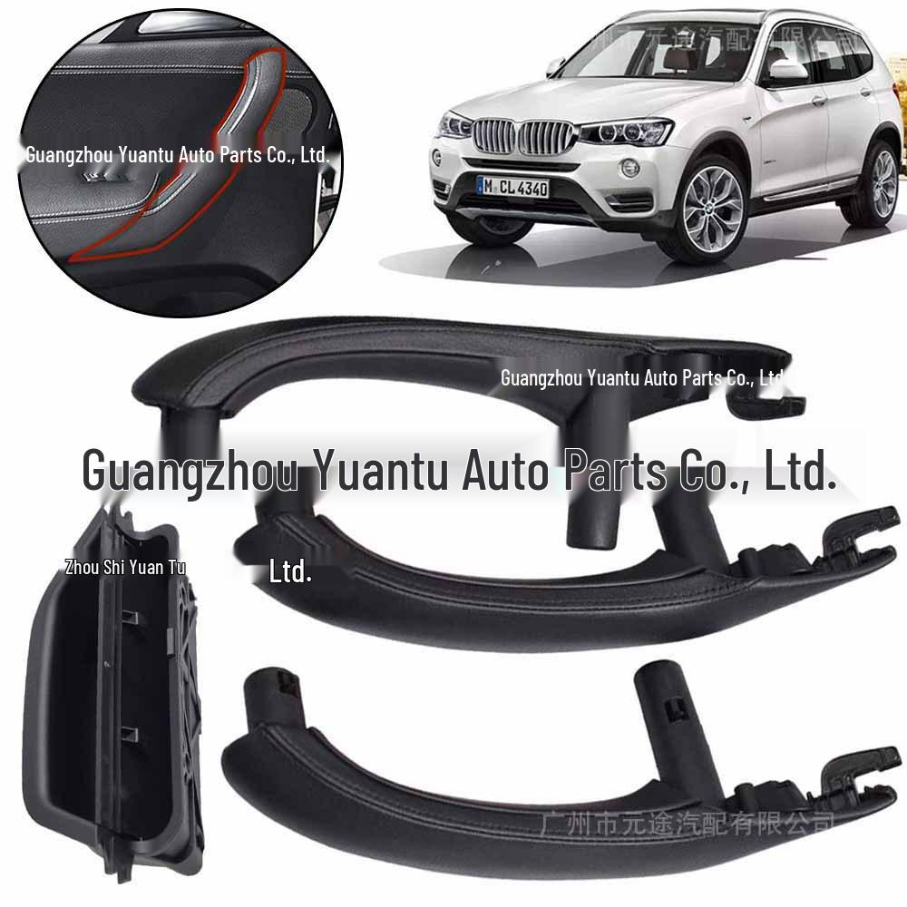 Leather Armrest Cover for BMW X3 X4 F25 F26 LHD Door Interior Panel Handle