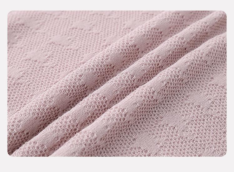 Summer Knit Lapel Ice Silk Top - Short-Sleeve T-Shirt for Middle-Aged & Elderly Women