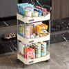Mobile Snack Cart Storage Rack