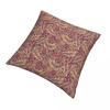 William Morris Antique Pillowcase Soft Fabric Cushion Cover Decoration Red Throw Pillow Case Cover Home Zipper 18"