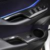 Acessórios para carro para Toyota C-HR CHR AX10 2016-2022 Painel de controle da janela Botão de elevação Guarnição Adesivo Capa Moldura