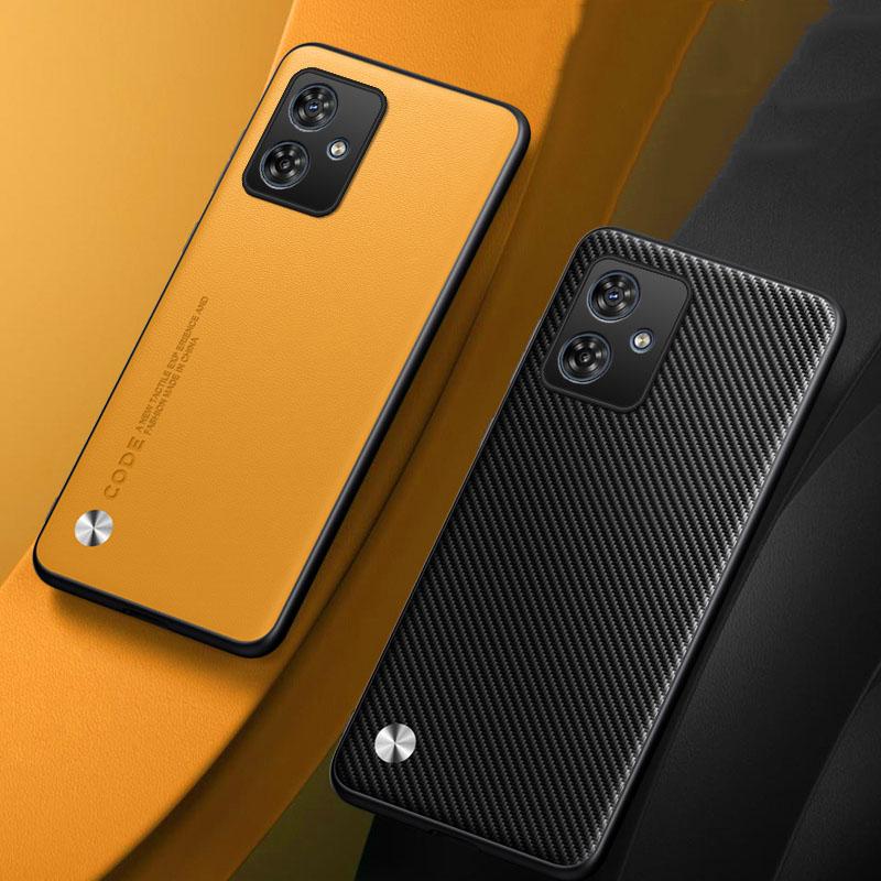 PU Leather Phone Case For Motorola G56 G86 G05 G54 G34 G24 G14 G15 G35 G45 G55 G75 Plain Skin Back Cover For Moto G84 G85 G54