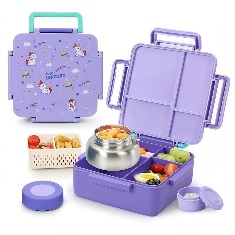 Kids Food-Grade Leakproof Bento Box With
