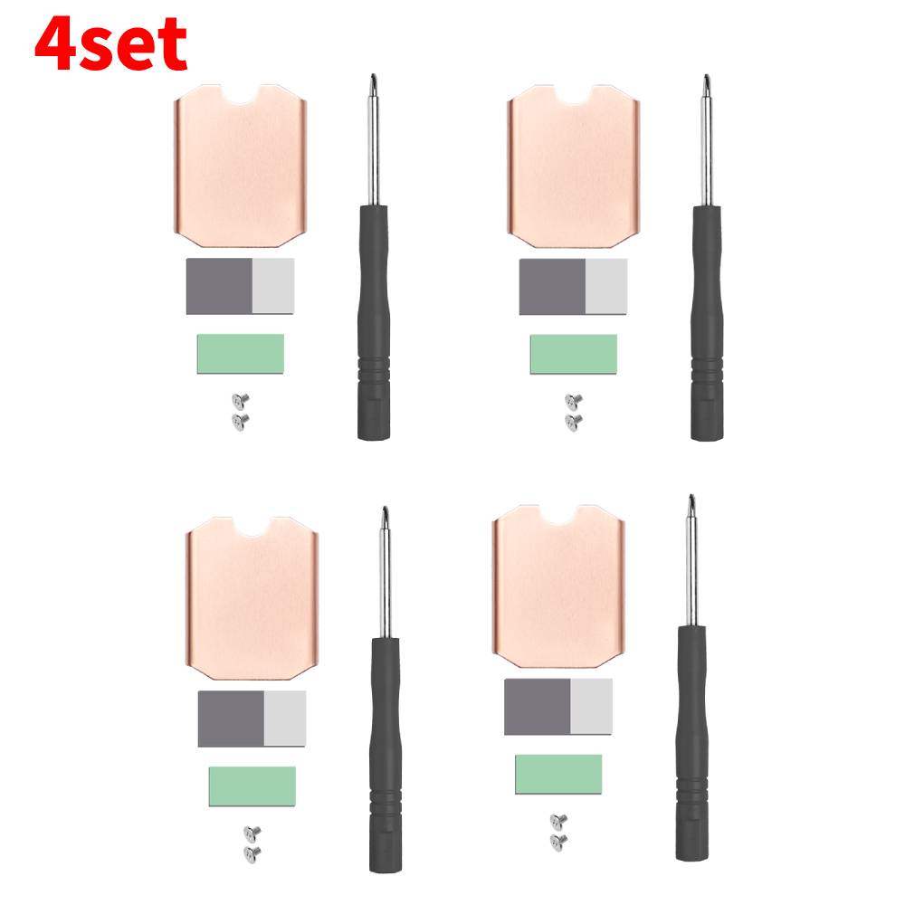 1-10PCS Heat Sink Kit For Steam Deck SN740 M.2 2230 SSD Copper Cooler Solid State Disk Heatsink Radiator Thermal Silicone Pad