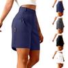 Women’s Casual High Waist Drawstring Shorts with Pockets Relaxed Fit Button Soft Fabric for Everyday Wear