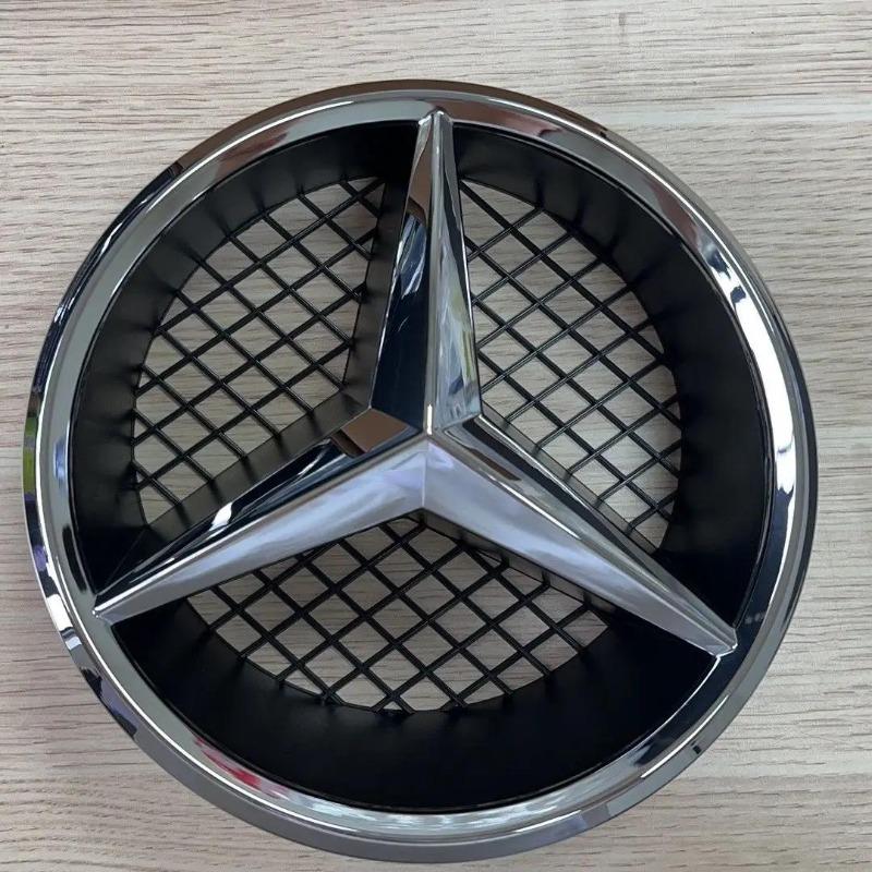 Grill Badge Grid Style Front Emblem For Mercedes Benz AMG A B C E CLA CLS SLK GL Metris GLK GLA G R V VITO GLE GLC GLS