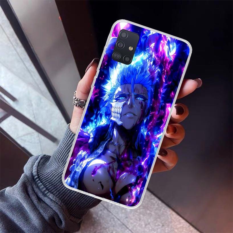 Grimmjow 6 Bleach Phone Case For Samsung Galaxy A52 A51 A50S A32 A22 A12 A02S A72 A71 A31 A70 A30S Note 20 Ultra 10 Plus S10 Gal