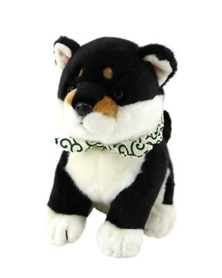 Cute Sales Plush Toy Black Mameshiba Sitting M Japan D0031N