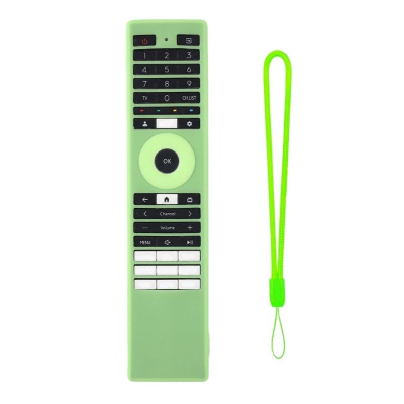 Soft Remote Skin Thickened Remote Protectors Silicone Case Easy Carrying Case Silicone Texture Suitable for ERF3A98T