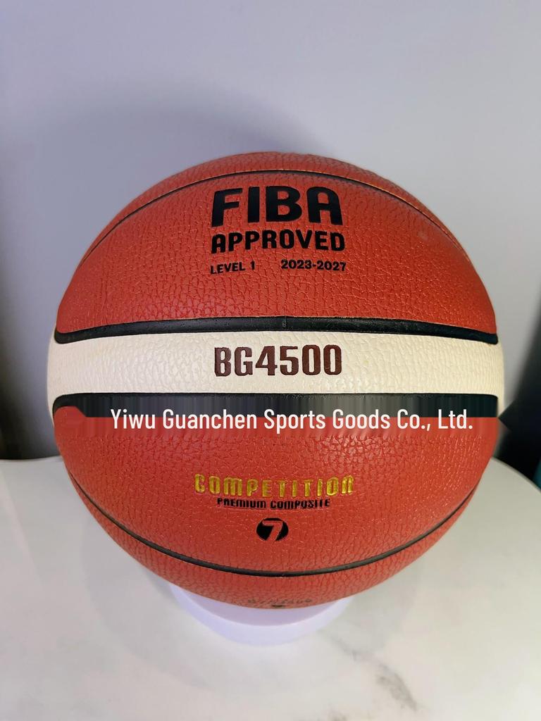 Wytrzymała PU BG4500 Rozmiar 7 Standardowa Piłka do Koszykówki Halowej dla Dorosłych