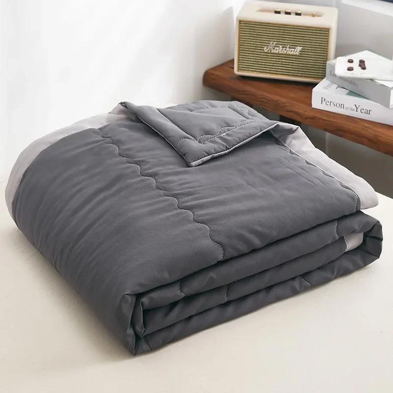 Doppelseitige Kühlende Decke Atmungsaktive Klimadecke für Kind Erwachsene Leichtgewichtige Ganzjahres-Bettdecke Nachtschweiß-Linderung