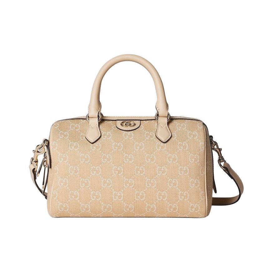 Gucci GG Marmont Boston Bag Vintage Logo Print Daily Party Shopping 772061-FAC8G-5701 Box(Basic Set+Box)
