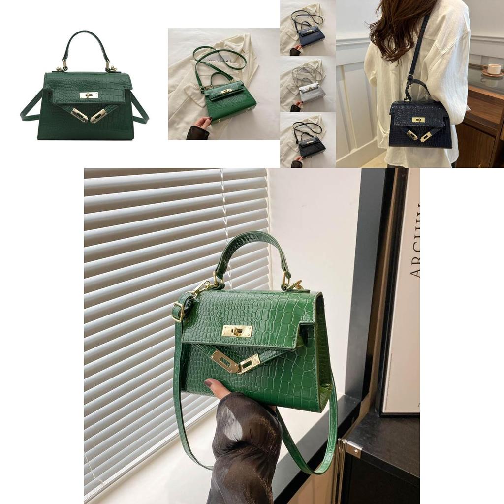 Trendy Summer 2024 Fashion Small Crossbody Bag Stylish Pu Leather Handbag For Daily Use In Black Blue Silver Green