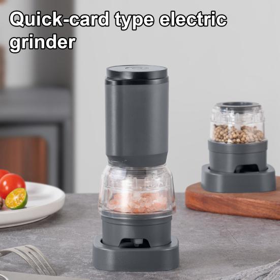 Electric Salt And Pepper Grinder Rechargeable Adjustable Spice Grinder Automatic Pepper Mill Kitchen Housewarming Gift