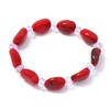 Creative Design Irregular Geometric Smudge Color Geometric Glazed Beaded Stackable Bracelets Women's Jewelry