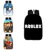 Roblox Pattern Kids School Backpack With Large Capacity And Durable Polyester Material