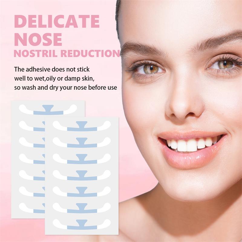 Cosplay Spesielle Nesekrympestrips Krymper Nesefløyene Liten Nese Smal Tynn Nese Usynlig Skjønnhet Krympende Nesefløyklistremerker