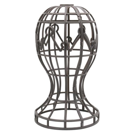 Holičský držák na paruku dutý bez uzlíků z umělé hmoty pro ženy na prodloužení vlasů stojan na paruku