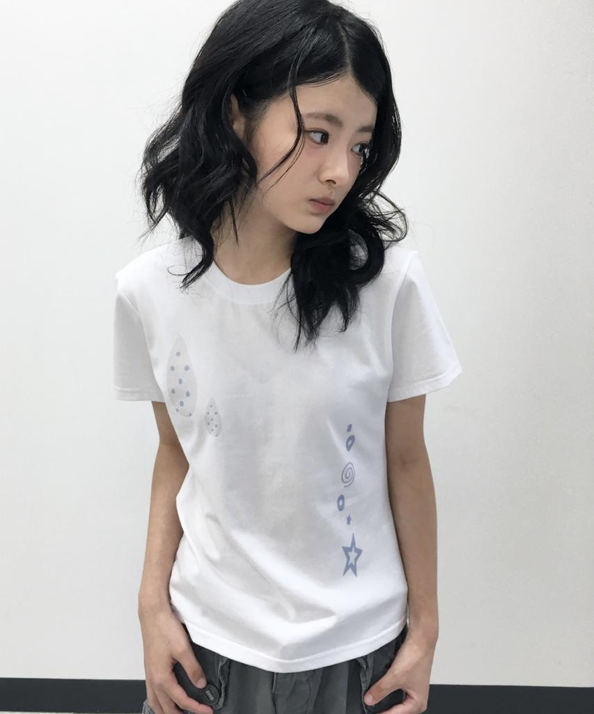 Naien Tier Star Slim Fit Short Sleeve T-Shirt White
