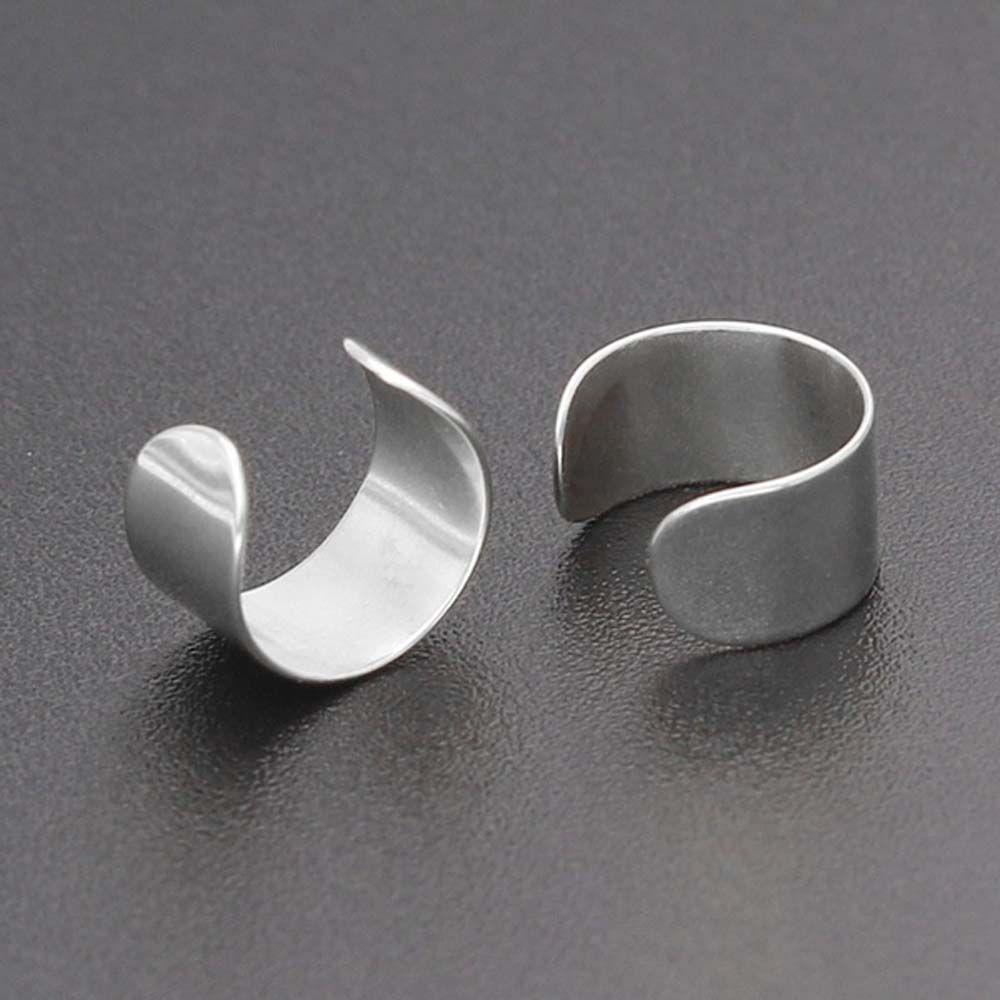 Piercing Gold Silver Color Wrap Round Cartilage Ear Cuff Clip Earrings Fashion Accessories Jewelry