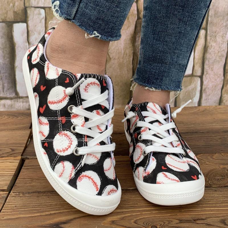 Women's New Black Bottom Baseball Shoes Slip-on Lazy Shoes Comfortable Soft Sole Versatile Four Seasons Casual Women's Shoes