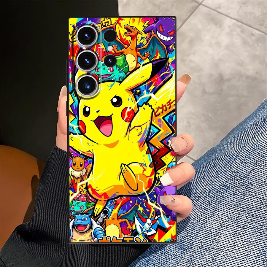 Funda Phone Cover Case for Samsung Galaxy S26 S21 FE S20 S25 Ultra S23 Note 20 Ultra 8 9 10 S10 S9 S24 Plus Hot Anime Pokemon